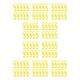 thumbnail image 1 of Yuarrent 10 piezas Clips de cable de freno Abrazaderas de línea giratoria Universal Amarillo Type1 NO1 Yuarrent CBP233582, 1 of 5