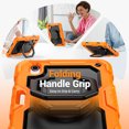thumbnail image 2 of for iPad Mini 7th/6th Generation Case 8.3 inch 2024/2021, 360 Rotating Shockproof Cover with Stand, Handle, Shoulder Strap, Orange, 2 of 7