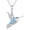 Hummingbird, variant on SOULMEET 925 Sterling Silver Amber Turquoise Birds Pendant Necklace Vintage Jewelry Gifts for Women Mother
