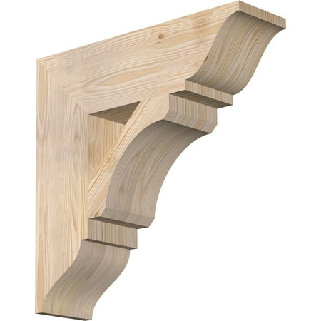 

Ekena Millwork 5 1/2 W x 20 D x 20 H Legacy Traditional Smooth Bracket Douglas Fir