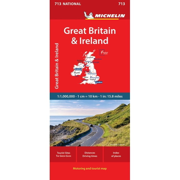 Michelin great britain & ireland - folded map: 9782067170278