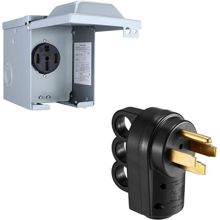 50 Amp Rv Outlet Box And Nema 14 50p Plug Walmart Canada