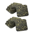 thumbnail image 1 of Almencla 12Pcs Treadmill Mat Rubber Pad Multifunctional Exercise Equipment Pad for Washer black and yellow, 1 of 8