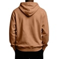 thumbnail image 4 of Fabrcox S-5xl Hoodies for Men Big and Tall Fleece Lined Mens Hooded Sweatshirts Solid Color Fall Winter Warm Athletic Long Sleeve Mens Pullover with Pockets XXXL, 4 of 4