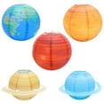 thumbnail image 1 of 5Pcs Planet Paper Lanterns Outer Space Decorations Solar System Planets Lantern for Kids, 1 of 8