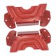 thumbnail image 3 of 2 piezas de repuesto para cubierta de correa de plataforma, cubiertas de polea para equipo cortacésped Rojo, 3 of 7