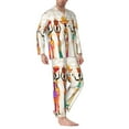 thumbnail image 3 of Kll Beautiful Black African Woman In Ethnic Dress Sleepwear Mens Flannel Pajamas,Long Cotton Pj Set, 3 of 9