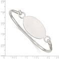thumbnail image 3 of Sterling Silver w/Oval ID Plate Bangle Bracelet, 3 of 3