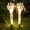 White, variant on Kmonabie Illuminated Bones Ground Stake, Solar Light Up Yard Decor with Glowing Skeleton Limbs, Plastic Outdoor Lawn Ornament for Front Porch Garden Private Party Night Scene Layout