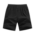 thumbnail image 4 of CQONEPT Mens Athletic Shorts Big and Tall Gym Pocket Shorts Quick Dry Lightweight Workout Basketball Drawstring Tennis Pant Black 3XL, 4 of 6