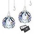 thumbnail image 3 of Suncatcher Crystals Ball Prism Window Rainbow Maker with Chain for Easy Hanging 40mm 2 Pack, 3 of 5