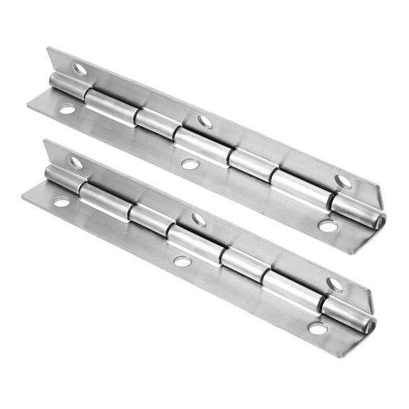 MLINS 2pcs Continuous Piano Hinges Smooth Hinges Cabinet Door Hinges for Pianos Mailbox