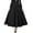 Black-1, variant on TIANZEN Winter Autumn Blend Midi Skirt With Elegant Flared Hem Versatile A Line Outfit For Casual Party Wear Girls Skirts Bed Skirt Full