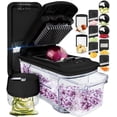 thumbnail image 1 of Picadora de verduras y mandolina Fullstar Black 6 en 1, 1 of 9