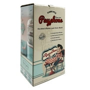 Ryan Bros. American Retro 1950s Payphone with Coin Bank Wall-Mount Corded Phone (Pink)