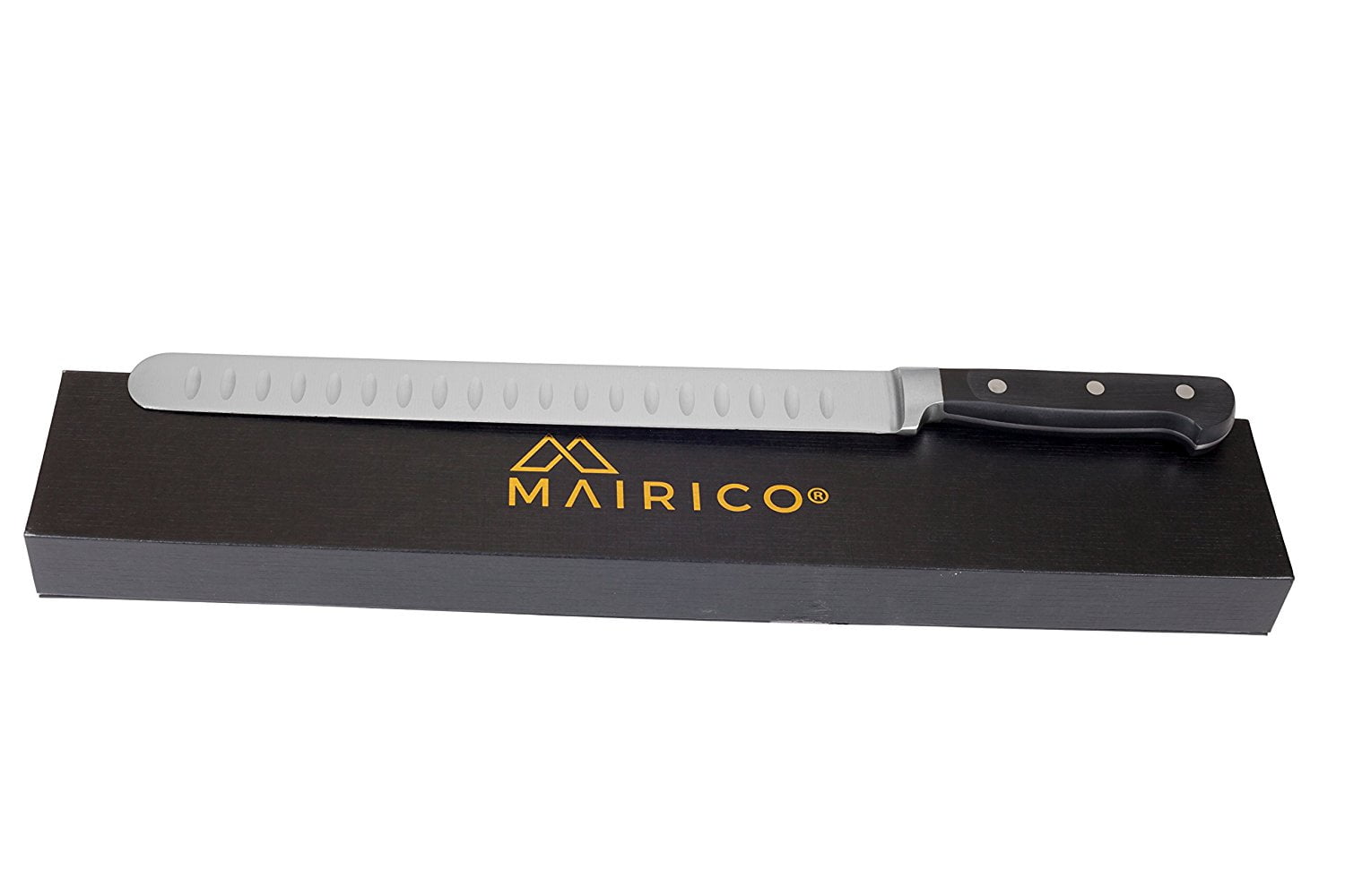 MAIRICO Ultra Sharp Premium 8-Inch Stainless Steel Chef Knife - All-Purpose Kitchen Knife for Slicing, Cutting, Mincing, Chopping Vegetables, Meat