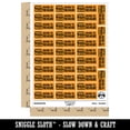 thumbnail image 2 of Work to Treasure Teacher Student School Sticker Set - Orange - Matte Finish - 1.5" Small, 2 of 7