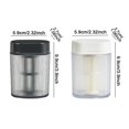 thumbnail image 3 of 300ml/10.15oz Cold Brewing Coffee Pot, Portable Vertical Pattern Cold Brewing Cup, Upgraded High-Density Filter Screen, Multifunctional Household Cold Artifact, Easy-Clean & Leak-Proof,White, 3 of 9