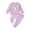 Purple, variant on ZOEREA Toddler Baby Girl Clothes Long Sleeve Pullover Tops + Pants Set Floral Print Sweatsuit Fall Winter Outfits 6M-4T
