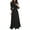 Black, variant on Brilliant Womens Dresses Scoop Fashion Women Sexy Long Sleeve Solid Dress Buttons Party Bandage Dress
