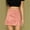 Pink, variant on Solid A-Line Skirt for Women Side Split Casual High Waist Mini Skirts Slim Fit Zipper Up Skirts for Daily Going Out