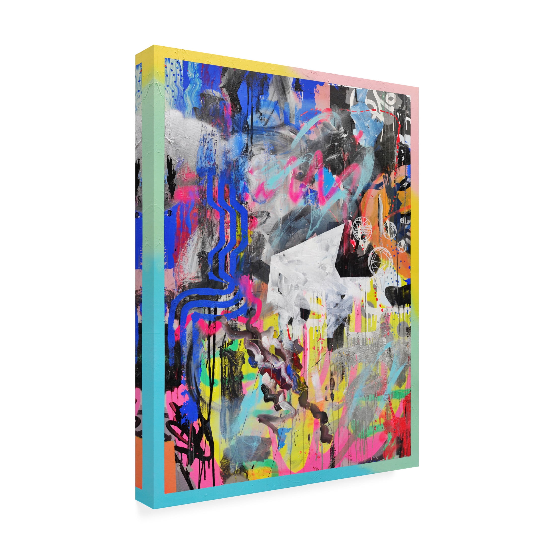 Trademark Fine Art Famous When Dead Abstra Canvas Wall Art