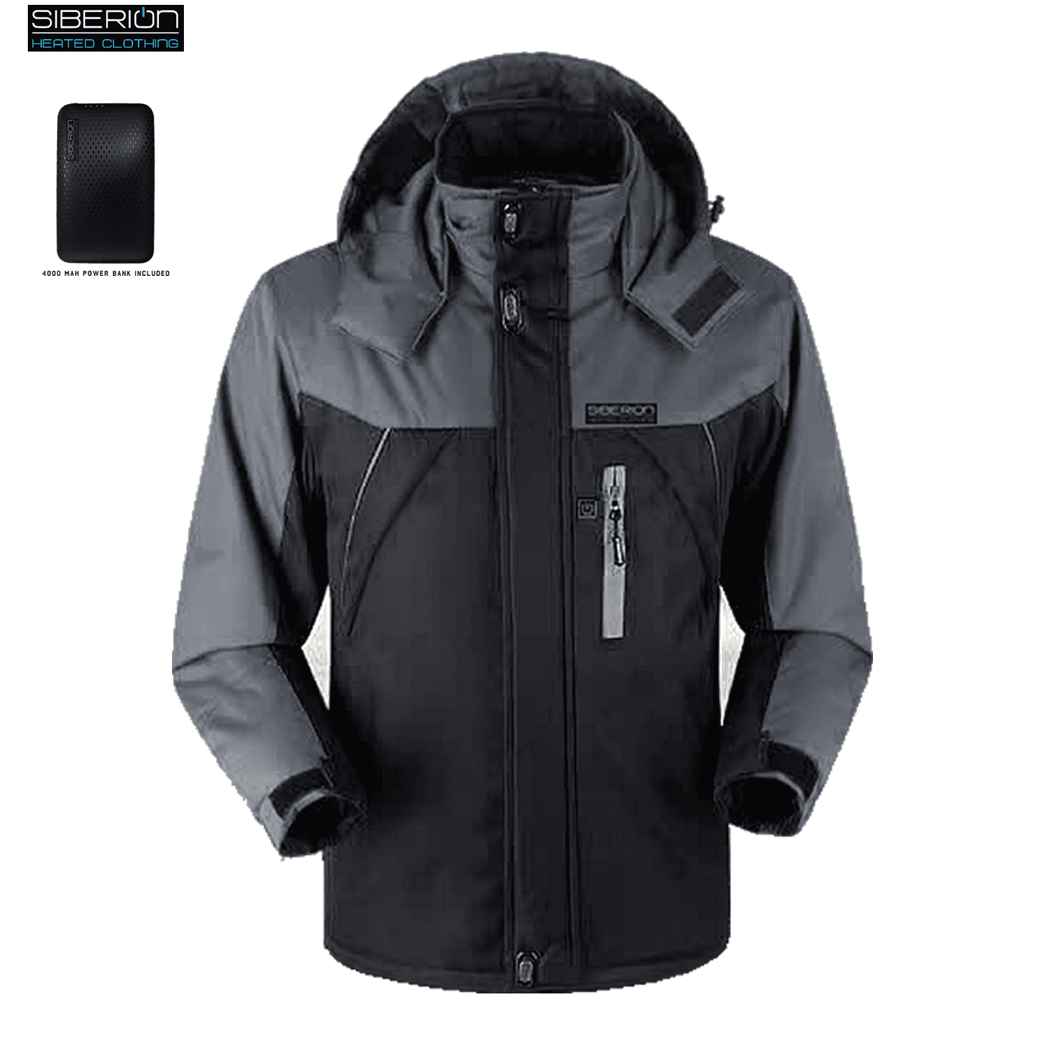 SubZero Heated Winter Ski Coat Jacket - 3 Active Carbon Fiber Heat ...