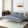 thumbnail image 3 of Novogratz Bushwick Metal Bed King, Off White, 3 of 20