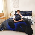 thumbnail image 4 of Erosebridal Video Game Controller 7 Pieces Bedding Comforter Set,Gamer Gaming Full Bedding Set For Boys Kids,Reversible, 4 of 7