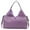 Purple, variant on PRINxy Gym Bag Women's Sports Fitness Hand Luggage Large Capacity Storage Travel Bag with Shoe Compartment Yoga Mat Bag with Wet Pocket and Water Bottle Holder Weekender Bag with Strap Purple
