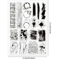 thumbnail image 6 of Stains Background Clear Stamps for DIY Scrapbooking Painting Brushes Silicone Clear Stamp Seals 21x14.8cm Transparent Stamps for Cards Making Photo Album Journal Home Decoration, 6 of 7
