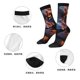 thumbnail image 5 of Fotbe Forest Cool Lion Calcetas Largas con Estampado para Hombre y Mujer – Calcetas de Compresión Transpirables y Elásticas, Viajar y Uso Diario Talla 5-11, 5 of 6