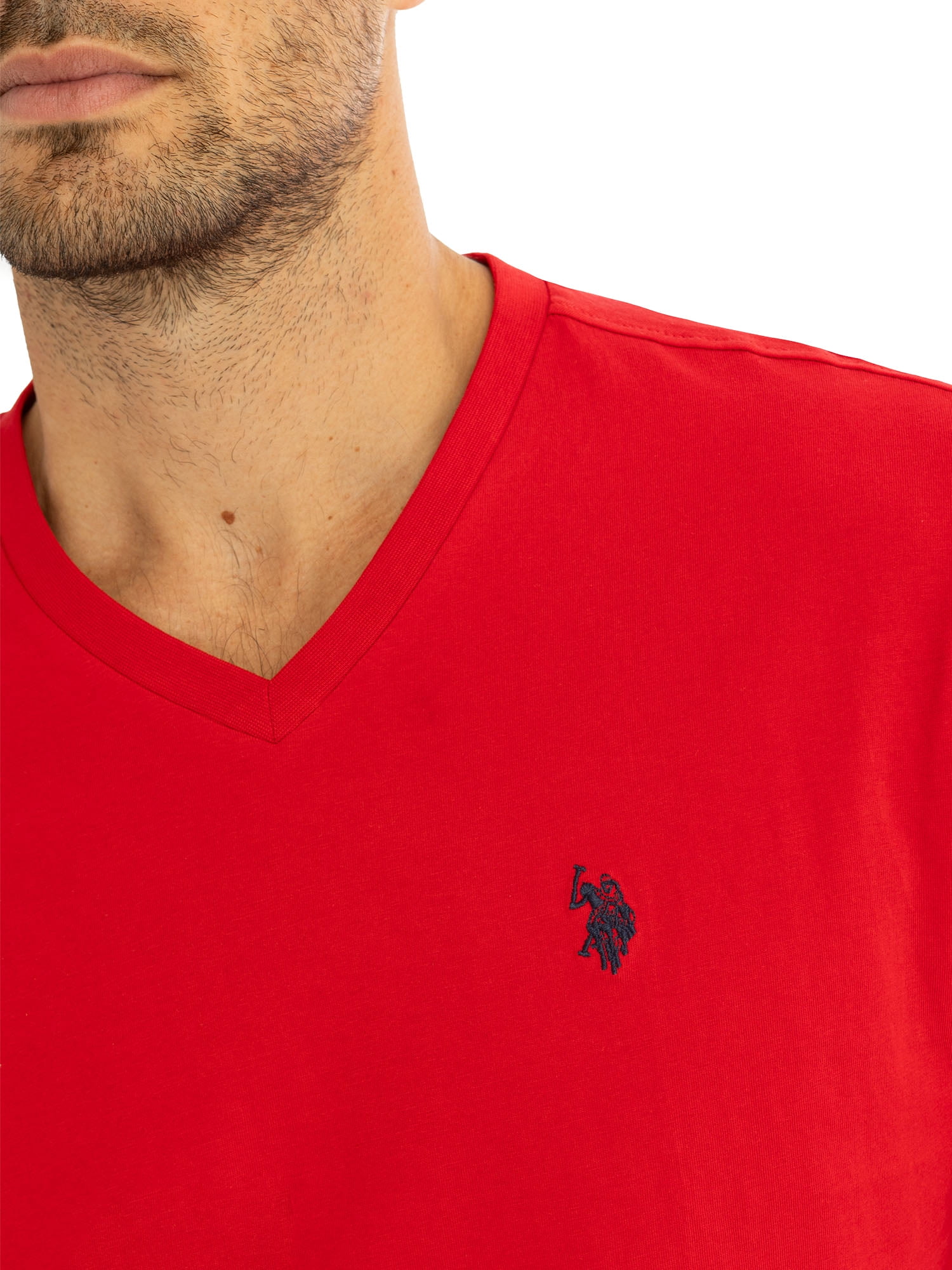 U.S. Polo Assn. Men's Basic Short Sleeve V-Neck T-Shirt