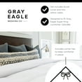thumbnail image 2 of Gray Eagle Oversized King Comforter, White, Includes Free Duvet Cover Set, All Season Down Alternative Comforter King, Extra Large King Comforter, Fits California King 120 x 98 inches, 2 of 6
