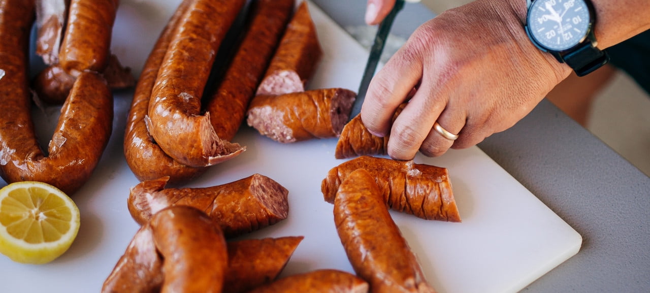 Frozen Down Home Hickory Smoked Pork Sausage - Original 5 Lb