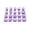 Purple 20PC, variant on Numbered Pencil Toppers, Reusable Classroom Pencil Labels for Teachers, Tracking Markers 1-30 Supply Station Organization (Red)