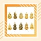 thumbnail image 3 of Jumpingount Colgantes de latón, calabaza, pez, nube de loto, colgante hueco, ligero, a prueba de decoloración, Retro, resistente, llavero, regalo para el Accesorios de disfraces Palabra NO5 Jumpingount AP016745-06, 3 of 6