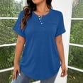 thumbnail image 7 of Kezqiaxn Ladies Tops and Blouses Short Sleeve Crew Neck Casual Shirts 2026 Summer Trendy Plus Size Clothes for Women, 7 of 7