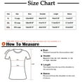 thumbnail image 2 of Hvyesh Womens Plus Size Tops Summer Criss Cross Short Sleeve Shirt Loose Casual Tunic Blouses Tees Liquidación, 2 of 7