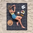 thumbnail image 2 of Extra Large Picnic Blankets Waterproof Foldable (60 "x 80") Beach Blanket Waterproof Sandproof,3-Layer Thicking Mat Outdoor Packable Camping Blanket, 2 of 6