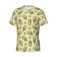 thumbnail image 3 of Rocae Kiwi Ice Cream for Men's Moisture-Wicking Crew Tee - T-Shirt for Sports, Outdoor Activities, and Casual WearMedium, 3 of 9
