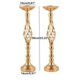 thumbnail image 2 of Wedding Centerpieces for Reception Tables, Twist Candleholder Stands, Wedding Flower Arrangement Vases, Metal Centerpieces for Wedding Road-Leading Home Decor, 2 of 5