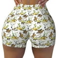 thumbnail image 2 of Rateoe Wild West Western Printed Power Workout Shorts for Women Tummy Control Squat Proof Ribbed Thick Seamless Scrunch Active Short-Medium, 2 of 8