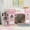 Pink, variant on Pinewood Frame Twin Loft Bed | In Bedroom, Promises Long - term Use