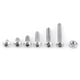 thumbnail image 2 of 230 UDS M3 Tornillos de Cabeza de Botón Kit Hexagonal Surtido de Pernos y Tuercas Surtido de Tornillos Métricos de Acero inoxidable 304 Con Caja, 2 of 7