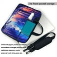 thumbnail image 3 of Winter Flame Forest Laptop Bag, 14 inch Laptop or Tablet, Business Casual Laptop Bag, 3 of 8
