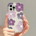 thumbnail image 2 of Oil Painting Flower Phone Case For iPhone 15 Case iPhone 11 13 12 14 Pro Max 7 8 Plus X XR XS SE 2020 Shockproof Soft Back Cover JJ95 For iPhone 11Pro Max, 2 of 6