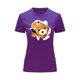 thumbnail image 1 of Playera Blusa Con Impresion De Oso Saliendo Del Pecho Ropa Para Mujer Color Morado Talla Chica Marca Emil SaEs, 1 of 4