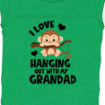 thumbnail image 4 of Inktastic Monkey I Love Hanging out with My Grandad Boys or Girls Baby Bodysuit, 4 of 5