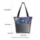 thumbnail image 3 of Disketp Cosmic Purple Irises Bolsa de Hombro Casual para Mujer, Bolso Cruzado para Compras, Viajes y Uso Diario, 3 of 6